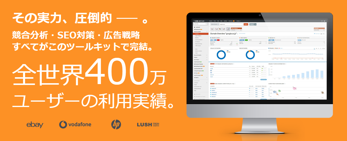 Semrushの性能が神クラスだった件 評判と感想をレビュー